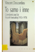 Descombes Vincent - To samo i inne