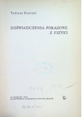 Doświadczenia pokazowe z fizyki