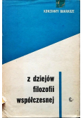Z dziejów filozofii współczesnej