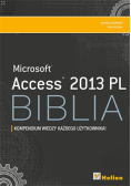Microsoft Access 2013 PL Biblia