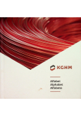 KGHM Alfabet alphabet alfabeto