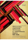 Hitlerowskie organizacje dywersyjne w województwie śląskim 1931  - 1936