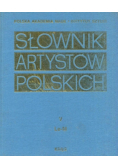 Słownik artystów polskich Tom V