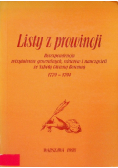 Listy z prowincji 1779-1794
