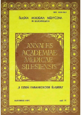 Annales academiae medicae silesiensis