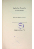 Analytical Economics