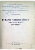 Stosunek chrześcijaństwa pierwszych wieków do wojny 1947 r.