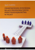 Uwarunkowania budowania relacji proinnowacyjnych przez przedsiębiorstwa w Polsce