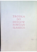Źródła do dziejów powstań śląskich
