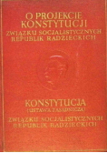 O projekcie Konstytucji Związku Socjalistycznych Republik Radzieckich
