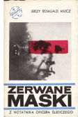 Zerwane maski z notatnika oficera śledczego