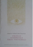 Strategie interpretacji tekstu poetyckiego