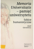 Memoria Universitatis pamięć uniwersytetu