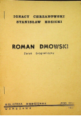 Roman Dmowski Zarys biograficzny