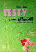 Testy: Z botaniki, Z zoologii, Z genetyki i ewolucjonizmu