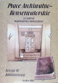 Prace archiwalno konserwatorskie zeszyt 20