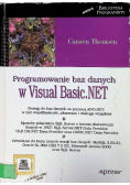 Programowanie baz danych w Visual Basic NET