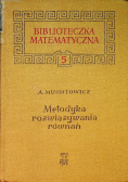 Metodyka rozwiązywania równań