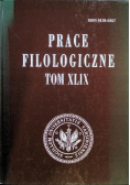 Prace Filologiczne Tom LII