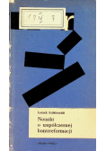 Notatki o współczesnej kontrreformacji