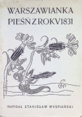 Warszawianka pieśń z roku 1831 1903r