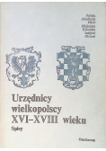 Urzędnicy wielkopolscy XVI - XVIII wieku
