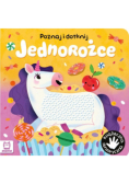 Poznaj i dotknij Jednorożce Książeczka sensoryczna