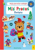 Miś Pracuś. Święta. Książka z naklejkami