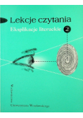 Lekcje czytania Eksplikacje literackie Część  2