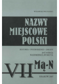 Nazwy miejscowe Polski Tom VII Mą - N