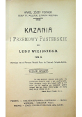 Kazania i przemowy pasterskie do ludu wiejskiego, 1912 r.