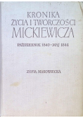 Kronika życia i twórczości Mickiewicza