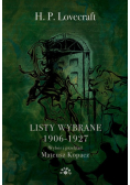Lovecraft Listy wybrane 1906-1927