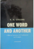 One word and another