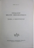 Tonalność melodii gregoriańskich