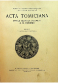 Acta Tomiciana Tomus Quintus Decimus