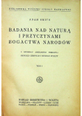 Badania nad naturą i przyczynami bogactwa narodów, Tom I, 1927r.