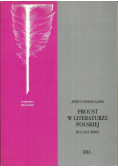 Proust w literaturze Polskiej do 1945 roku