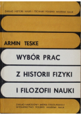 Wybór Prac z Historii Fizyki i filozofii nauki