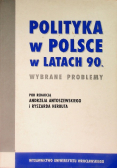 Polityka w Polsce w latach 90 wybrane problemy