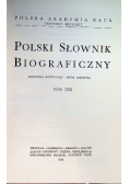 Polski Słownik Biograficzny Tom XIX