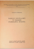 Pamflet Obyczajowy w czasach Stanisława Augusta