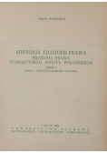 Historia Filozfoii Prawa  Filozofia Prawa Starożytnego Świata Pogańskiego Część I