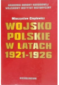 Wojsko polskie w latach 1921 - 1926