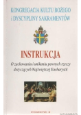 Instrukcja O zachowaniu i unikaniu pewnych rzeczy dotyczących Najświętszej Eucharystii