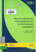 Analiza przedsiębiorstwa W Przykładach I Zadaniach