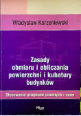 Zasady obmiaru i obliczania powierzchni i kubatury budynków