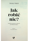 Jak robić nic