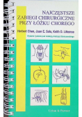 Najczęstsze zabiegi chirurgiczne przy łóżku chorego