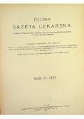Polska Gazeta Lekarska Rok IV Nr 1 do 52 1925 r.